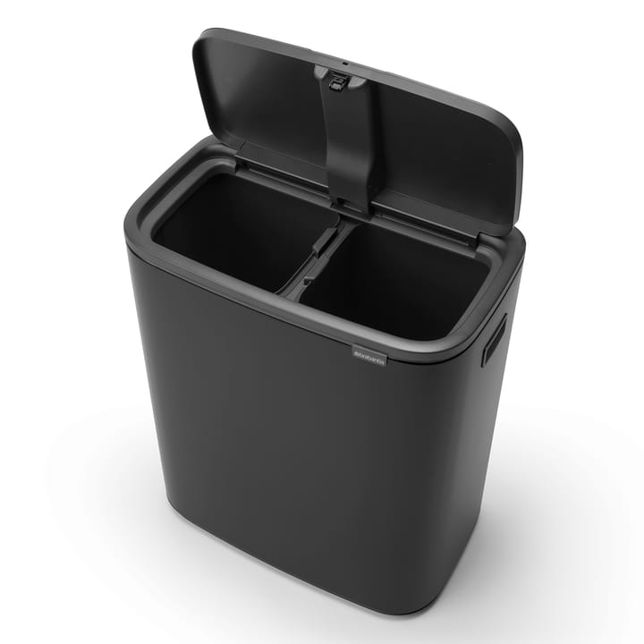 Bo touch bin 2x30 L, negro mate Brabantia