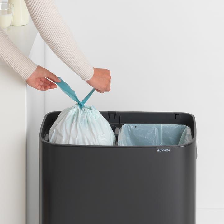 Bo touch bin 2x30 L, negro mate Brabantia