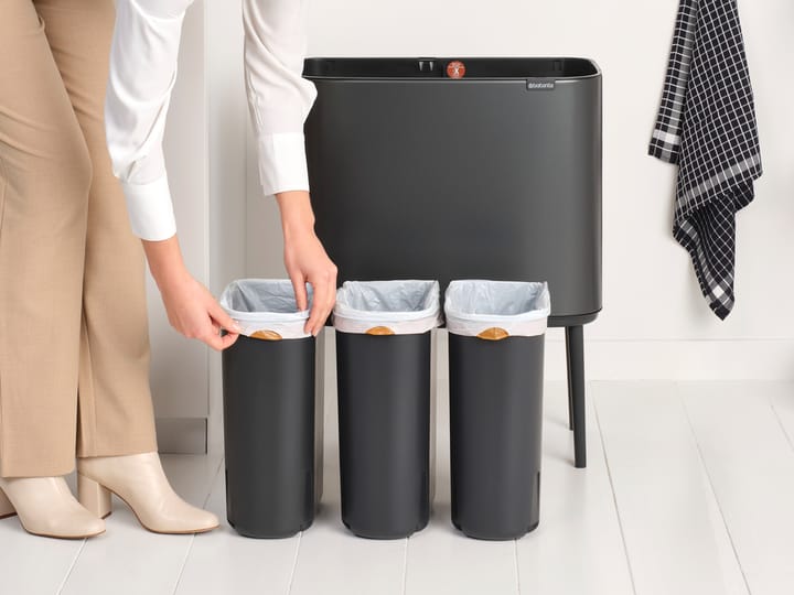 Bo Touch Bin 3 x 11 L, Confident Grey Brabantia