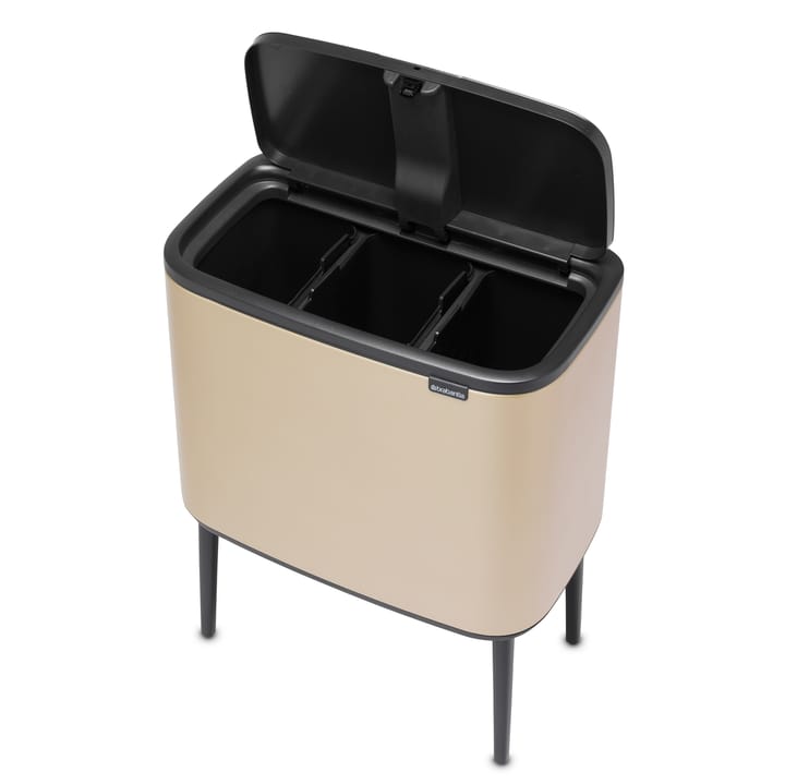 Bo Touch Bin 3 x 11 L - Metallic Gold - Brabantia