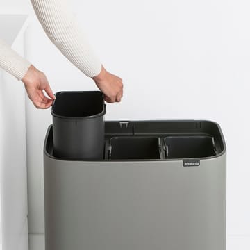 Bo Touch Bin 3 x 11 L - Mineral concrete grey - Brabantia
