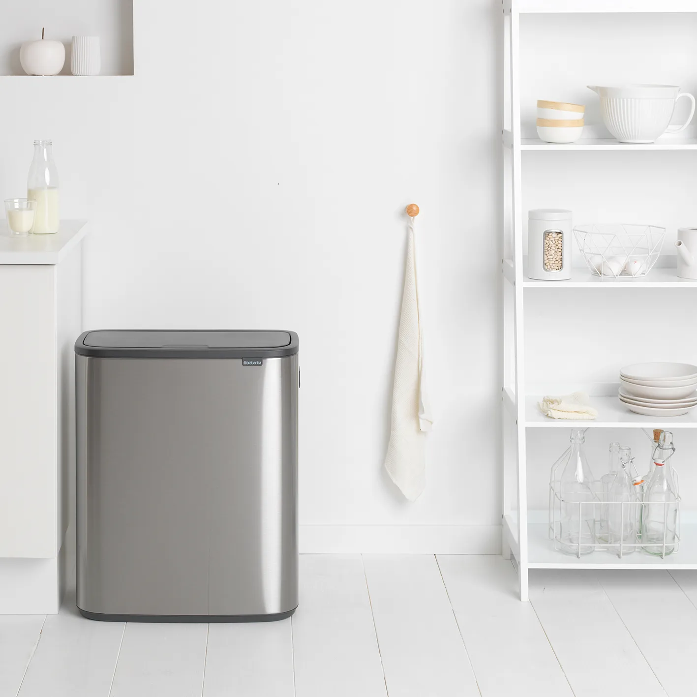 Bo touch bin 60 L, acero cepillado mate Brabantia