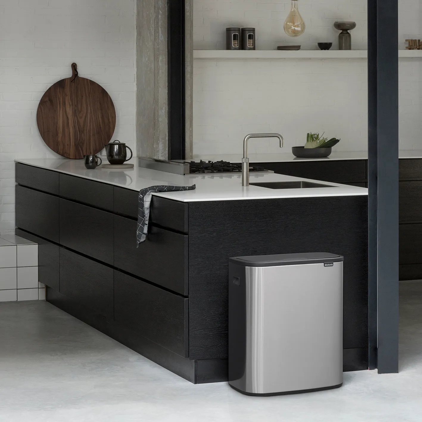 Bo touch bin 60 L, acero cepillado mate Brabantia