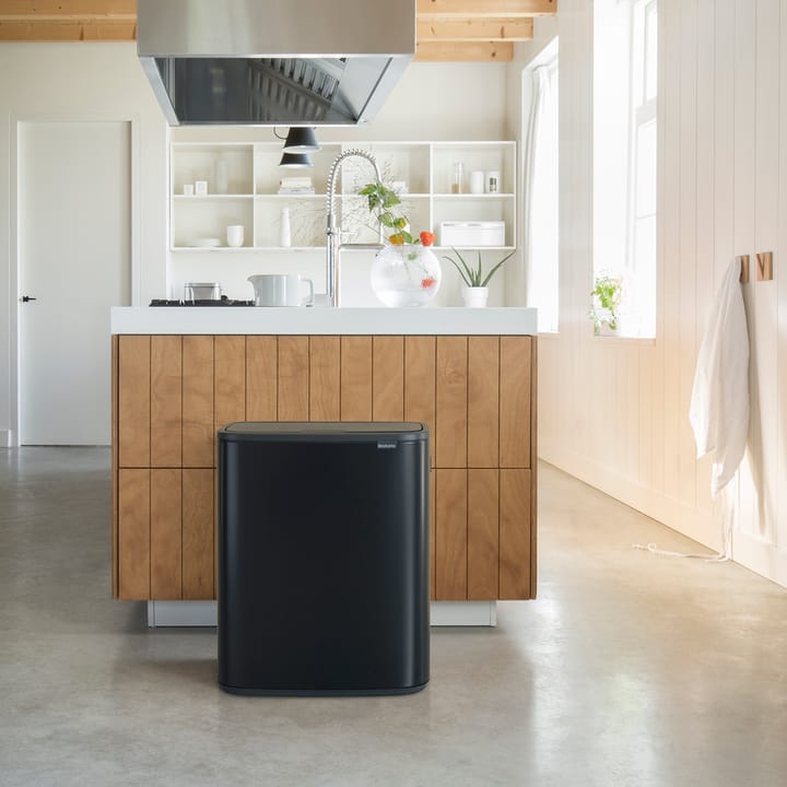 Bo touch bin 60 L, negro mate Brabantia