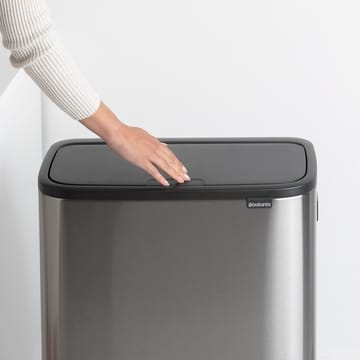 Bo touch bin high 2x30 L - acero cepillado mate - Brabantia