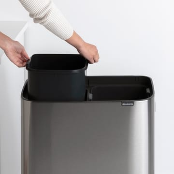 Bo touch bin high 2x30 L - acero cepillado mate - Brabantia