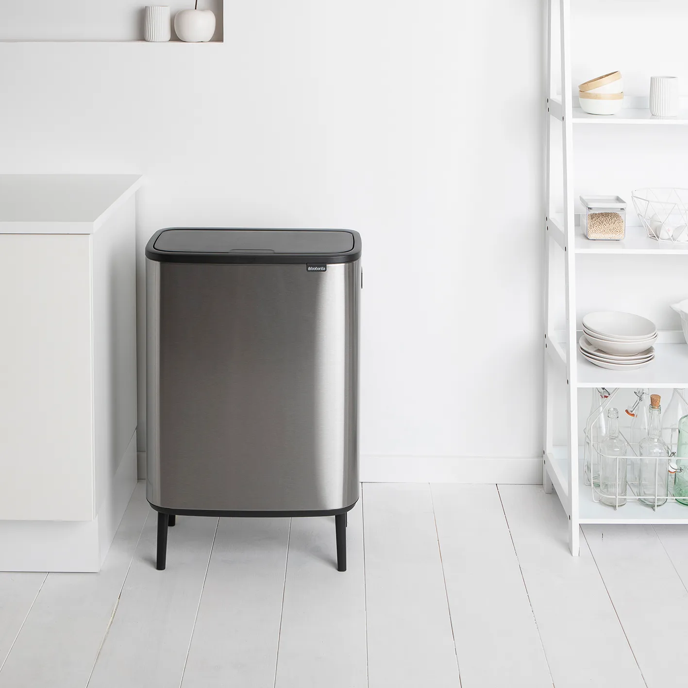 Bo touch bin high 2x30 L, acero cepillado mate Brabantia