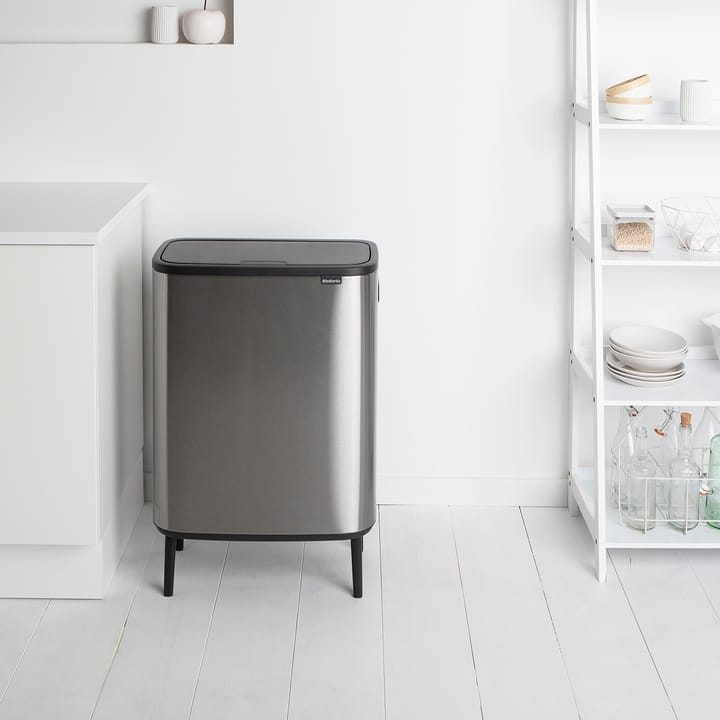 Bo touch bin high 2x30 L, acero cepillado mate Brabantia