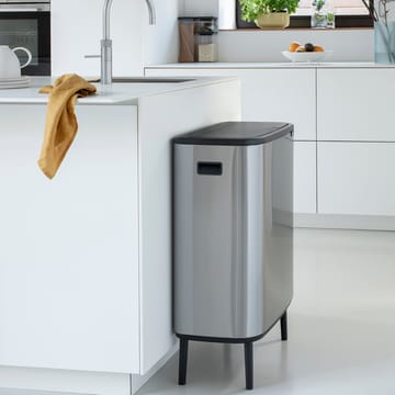 Bo touch bin high 2x30 L - acero cepillado mate - Brabantia