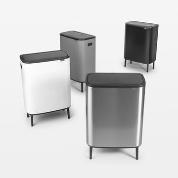 Bo touch bin high 2x30 L - acero cepillado mate - Brabantia