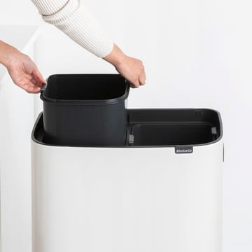 Bo touch bin high 2x30 L - blanco - Brabantia