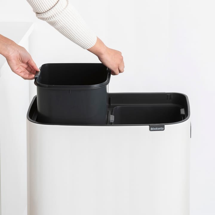 Bo touch bin high 2x30 L, blanco Brabantia