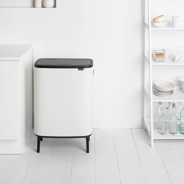 Bo touch bin high 2x30 L - blanco - Brabantia