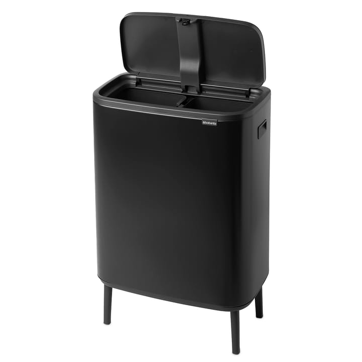 Bo touch bin high 2x30 L, negro mate Brabantia