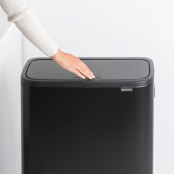 Bo touch bin high 2x30 L, negro mate Brabantia