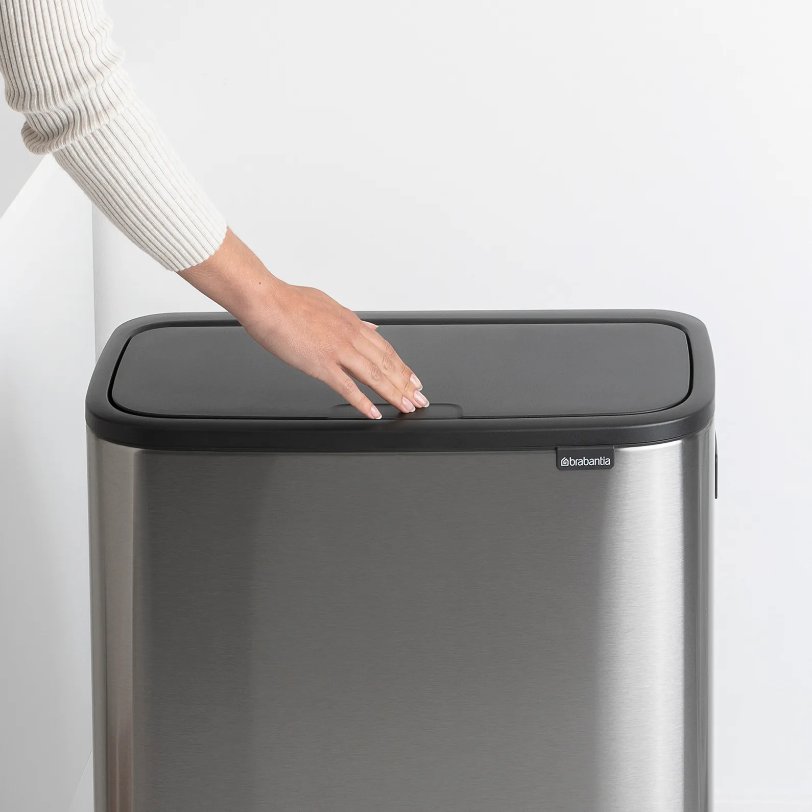 Bo touch bin high 60 L, acero cepillado mate Brabantia