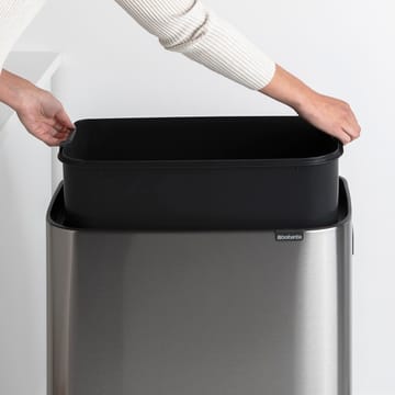 Bo touch bin high 60 L - acero cepillado mate - Brabantia