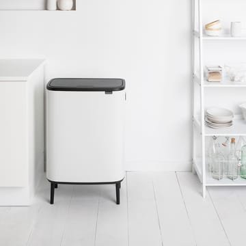 Bo touch bin high 60 L - blanco - Brabantia