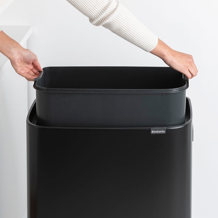 Bo touch bin high 60 L, negro mate Brabantia