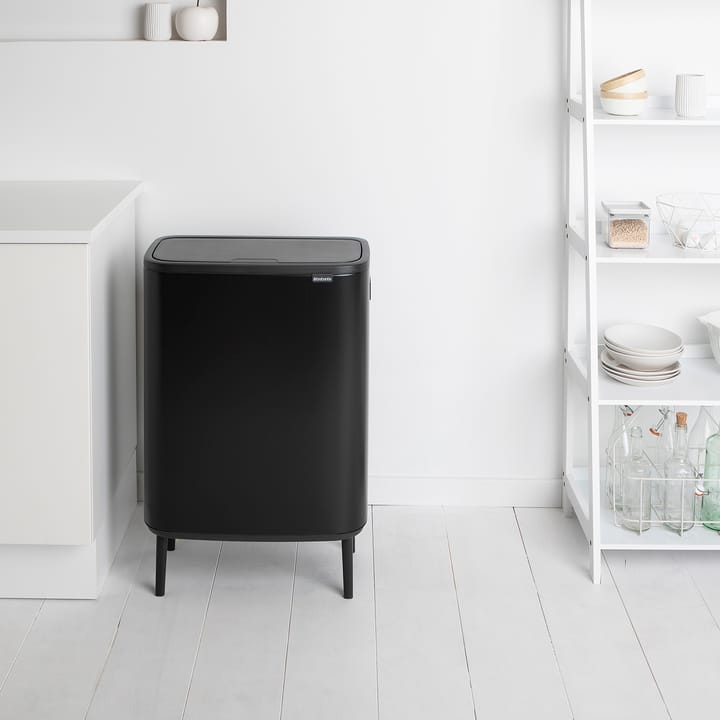 Bo touch bin high 60 L, negro mate Brabantia