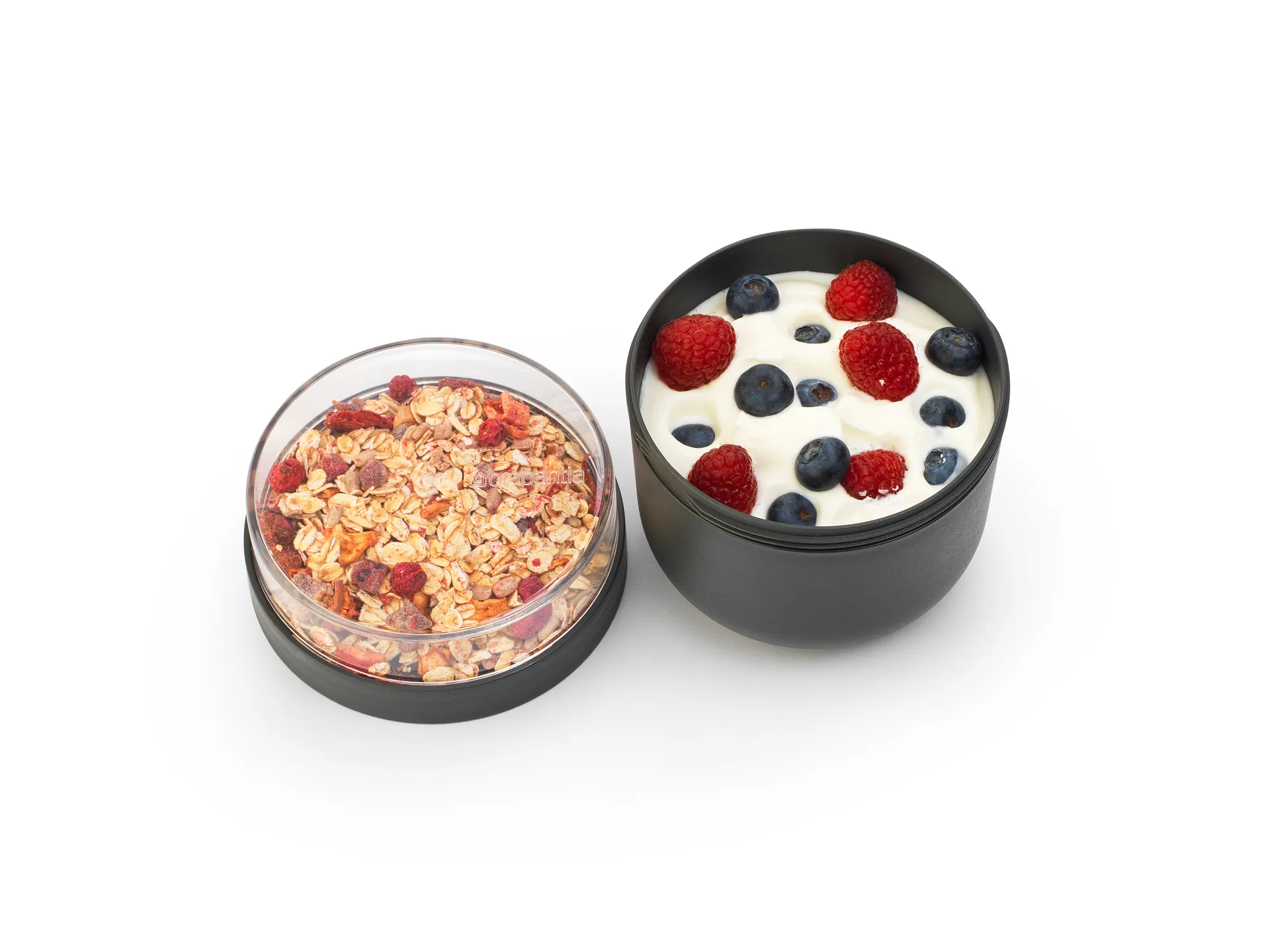 Bol de desayuno Make & Take 0,5 L, gris oscuro Brabantia