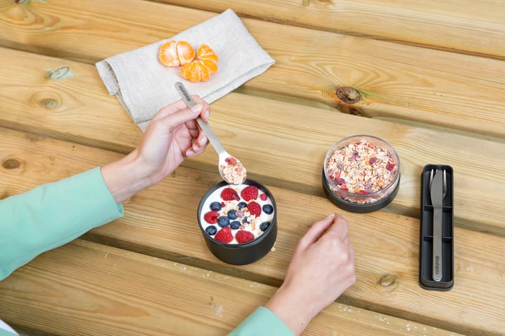 Bol de desayuno Make & Take 0,5 L, gris oscuro Brabantia