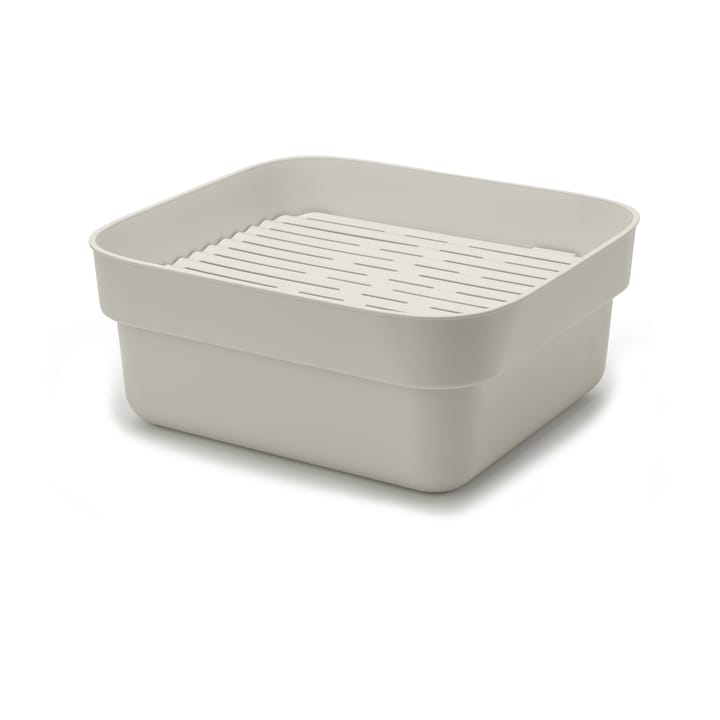 Bol para fregar a mano con bandeja de secado Sinkside 34x37 cm - gris claro - Brabantia