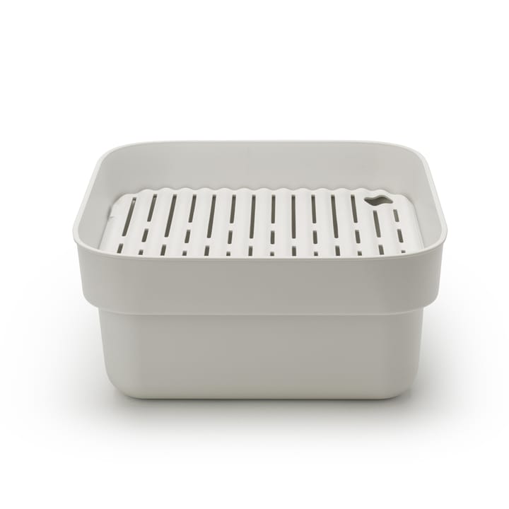 Bol para fregar a mano con bandeja de secado Sinkside 34x37 cm, gris claro Brabantia
