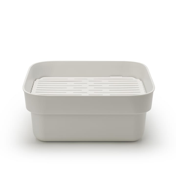 Bol para fregar a mano con bandeja de secado Sinkside 34x37 cm, gris claro Brabantia
