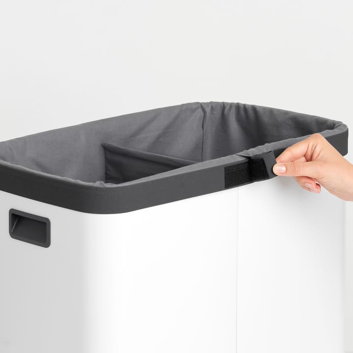 Bolsa interior para cesto de la ropa Bo high 2x45 L, gris Brabantia