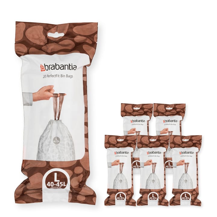 Bolsas de basura Brabantia PerfectFit 120 bolsas - Modell L, 40-45 L - Brabantia