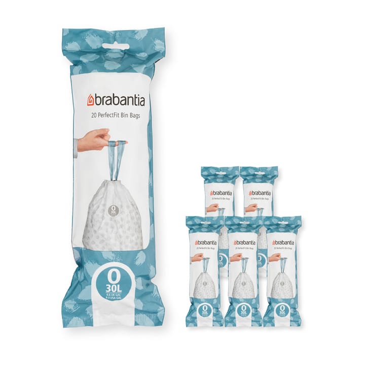 Bolsas de basura Brabantia PerfectFit 120 bolsas - Modell O, 30 L - Brabantia