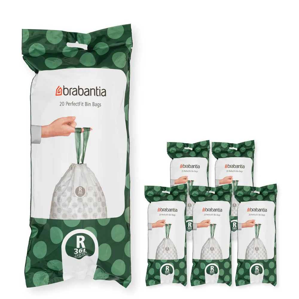 Bolsas de basura Brabantia PerfectFit 120 bolsas, Modell R, 36 L Brabantia