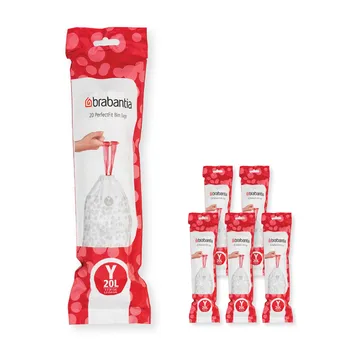 Bolsas de basura Brabantia PerfectFit 120 bolsas - Modell Y, 20 L - Brabantia