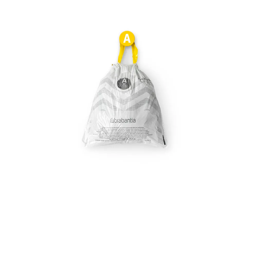 Bolsas de basura Brabantia PerfectFit 200 bolsas, Modell A, 3 L Brabantia