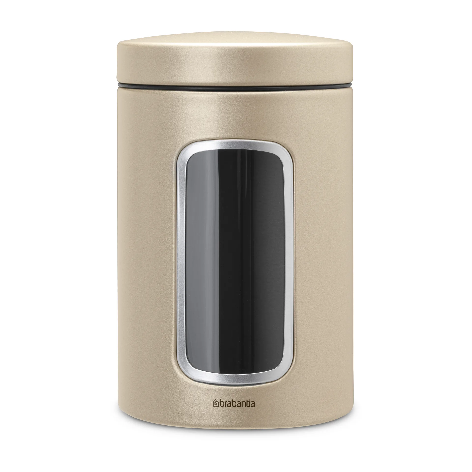 Bote con ventana Brabantia 1,4 L, Metallic Gold Brabantia