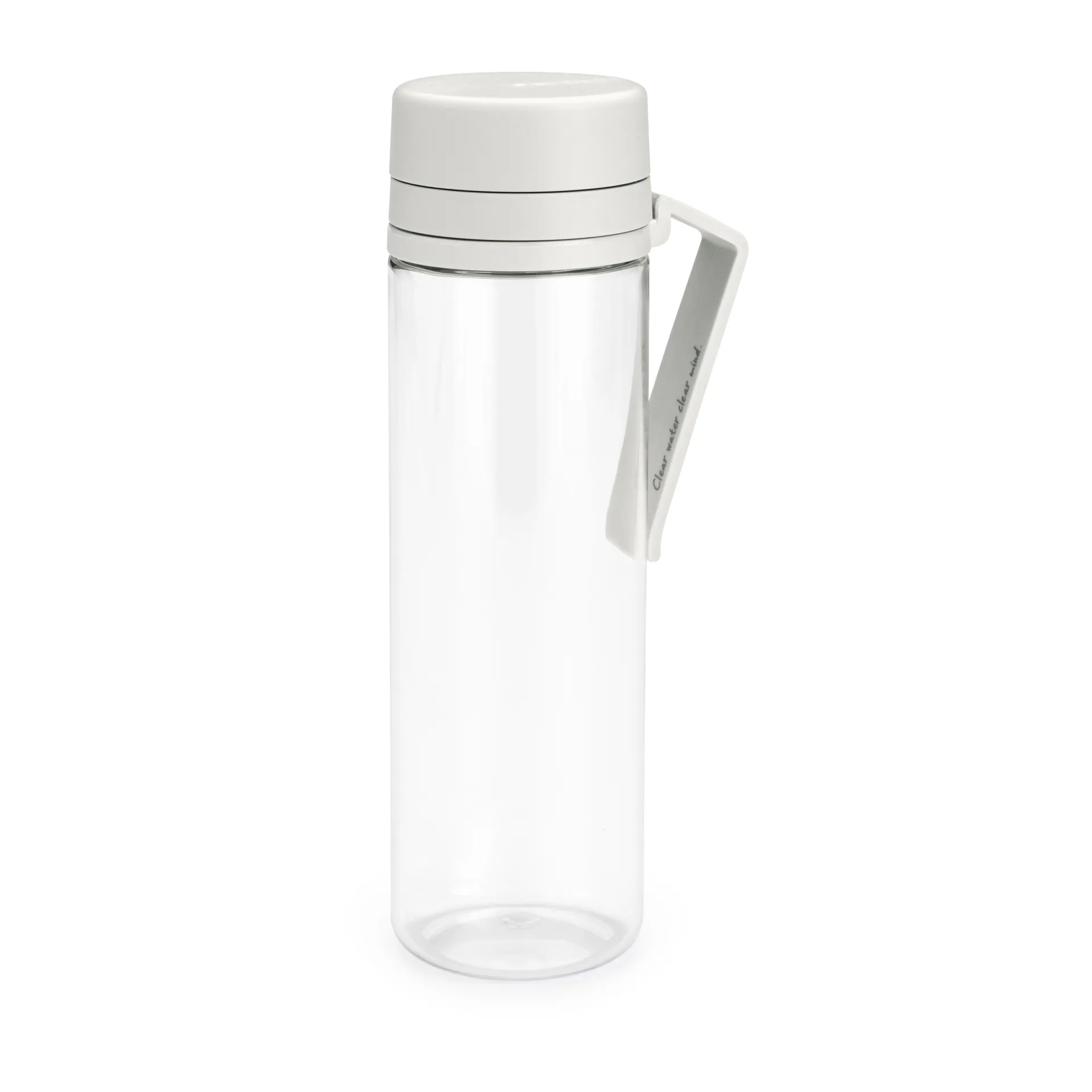 Botella de agua con Mantaro Make & Take 0,5 L, gris claro Brabantia