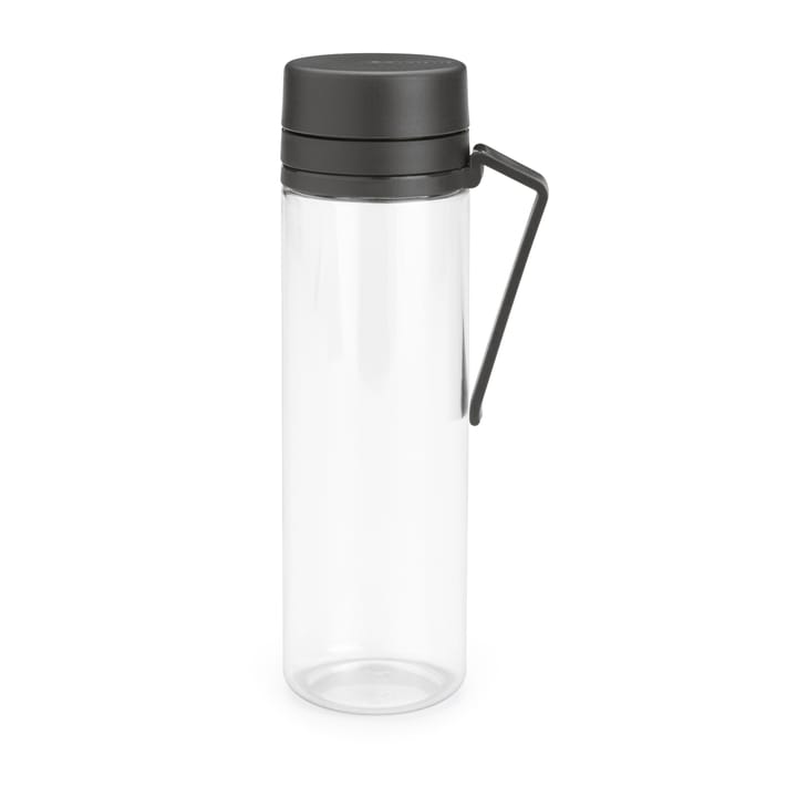 Botella de agua con Mantaro Make & Take 0,5 L - gris oscuro - Brabantia