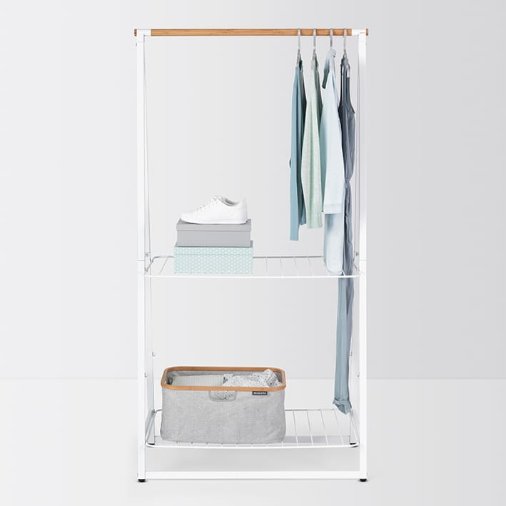 Burro para ropa Linn, grande, Blanco Brabantia