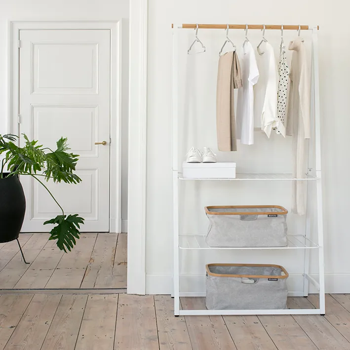 Burro para ropa Linn, grande, Blanco Brabantia