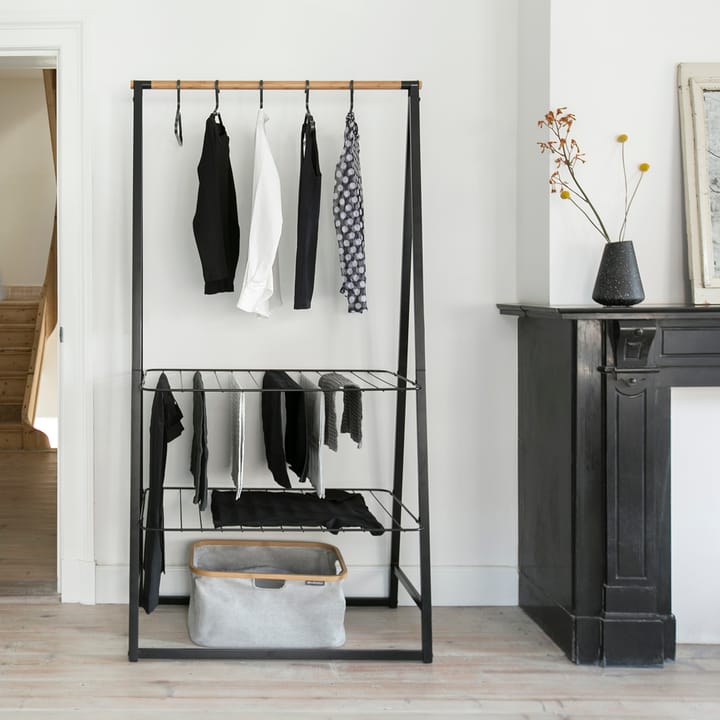 Burro para ropa Linn, grande, Negro Brabantia