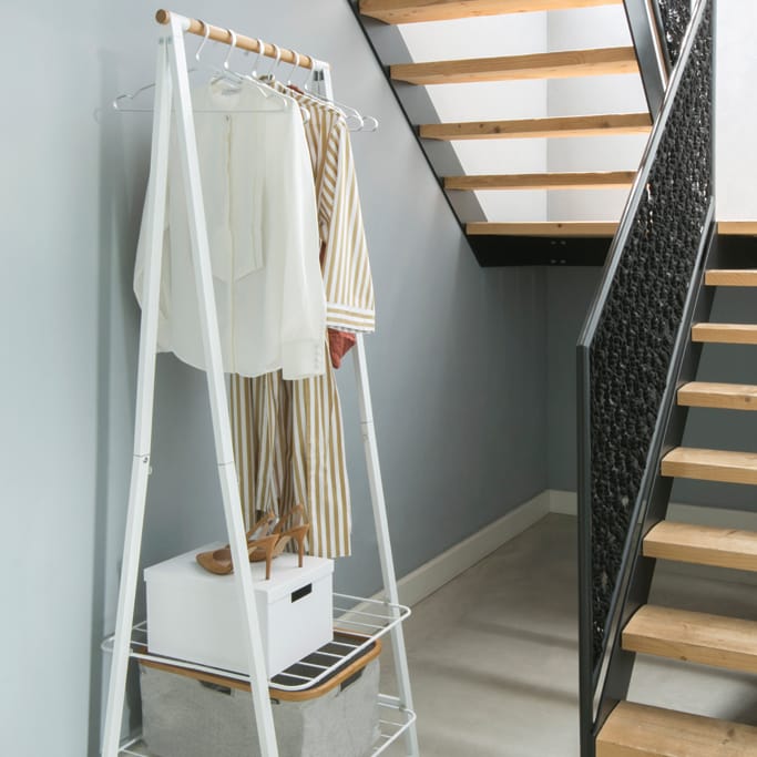 Burro para ropa Linn, pequeño, Blanco Brabantia