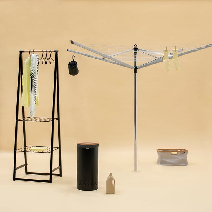Burro para ropa Linn, pequeño, Negro Brabantia
