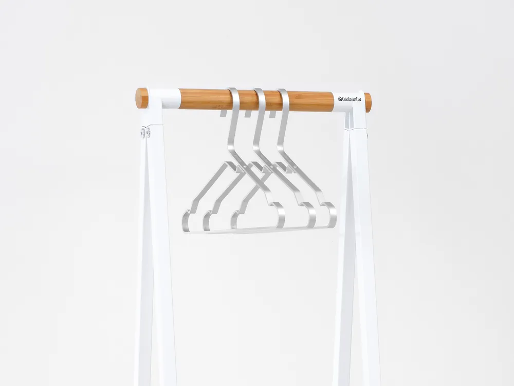 Burro para ropa Linn perchero compacto, Blanco Brabantia