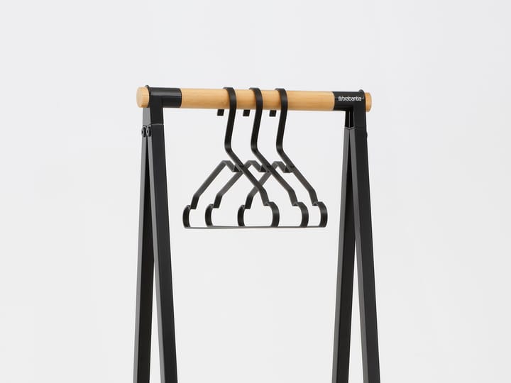 Burro para ropa Linn perchero compacto, Negro Brabantia