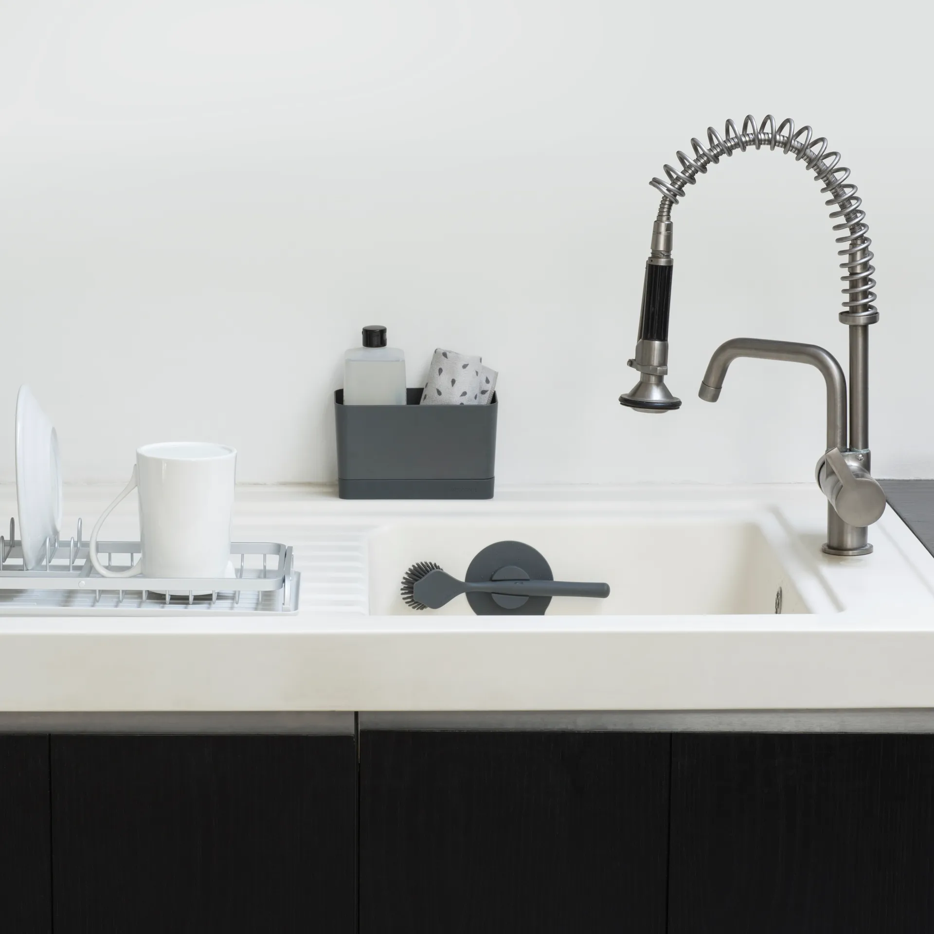Caja organizadora fregadero Brabantia, gris oscuro Brabantia