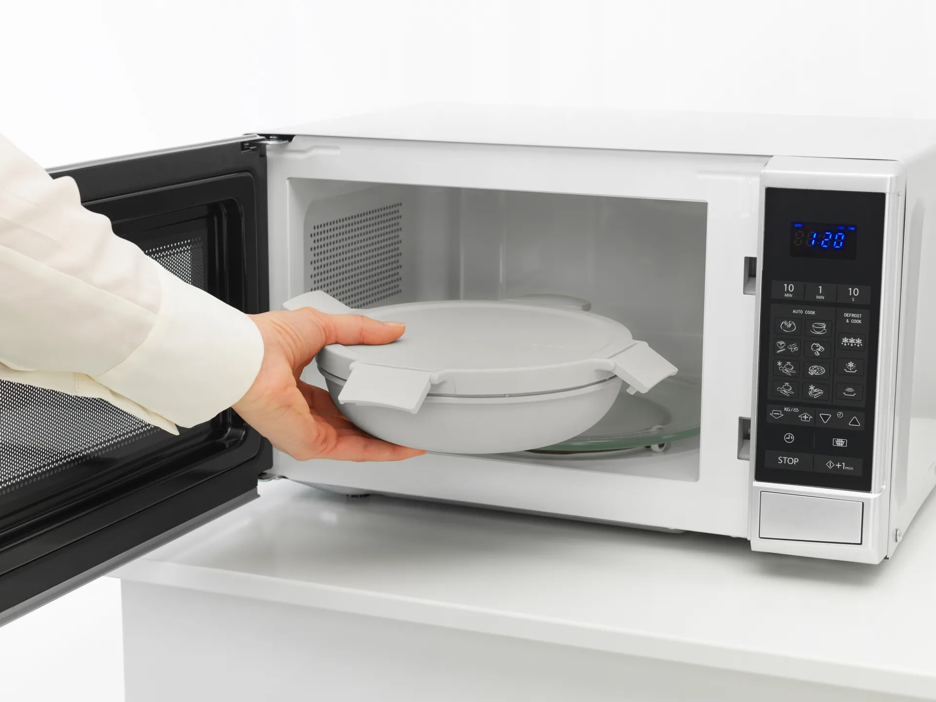 Caja para almuerzo Make & Take 1 L, gris claro Brabantia