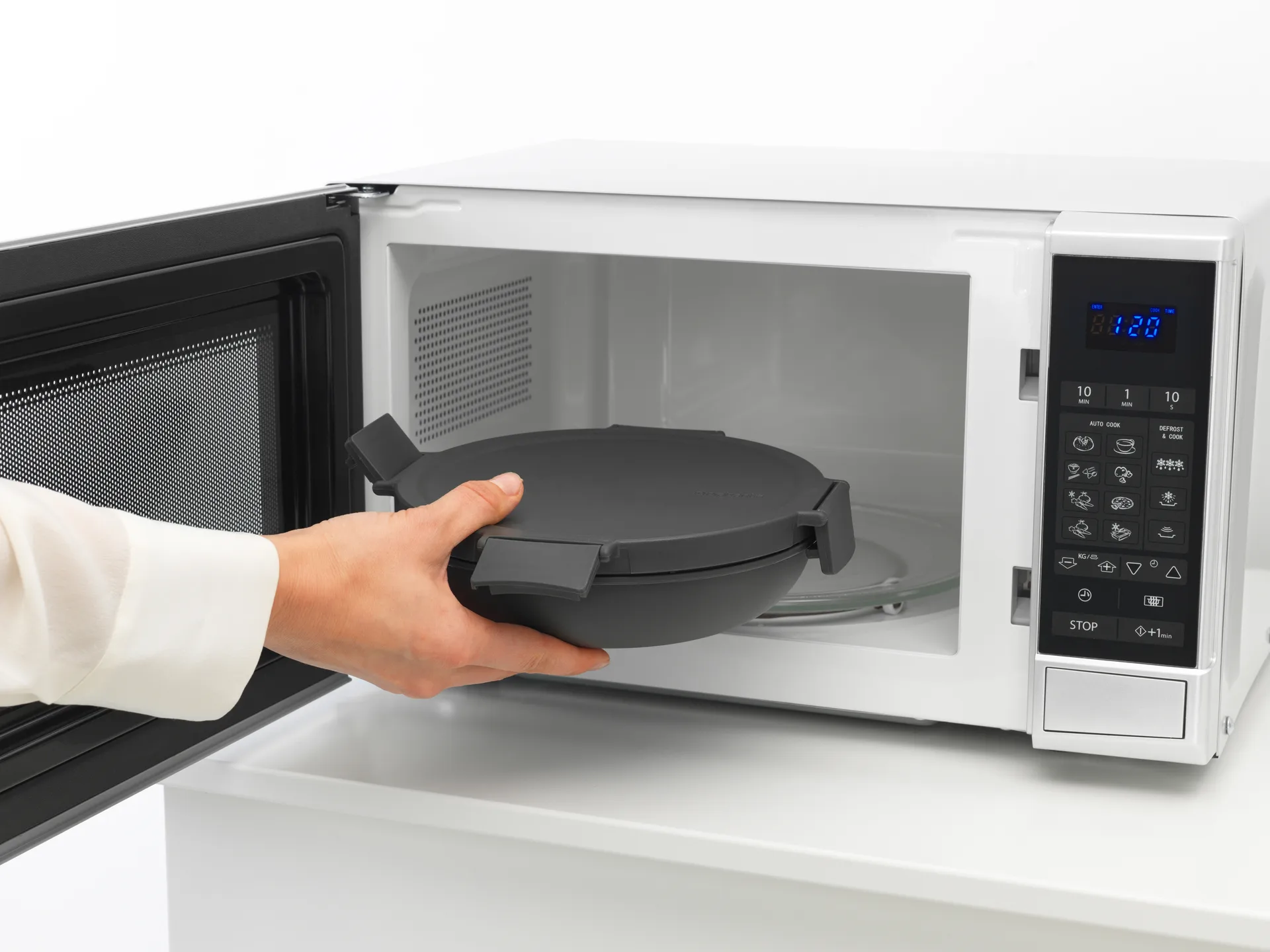 Caja para almuerzo Make & Take 1 L, gris oscuro Brabantia