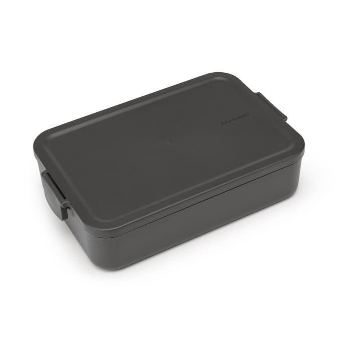Caja para almuerzo Make & Take Bento grande 2 L - gris oscuro - Brabantia