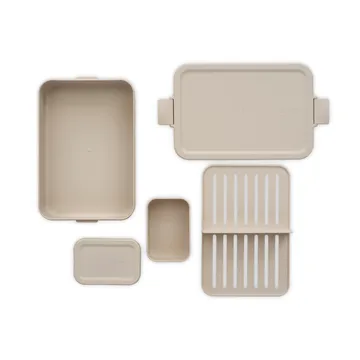 Caja para almuerzo Make & Take Bento grande 2 L - Soft Beige - Brabantia